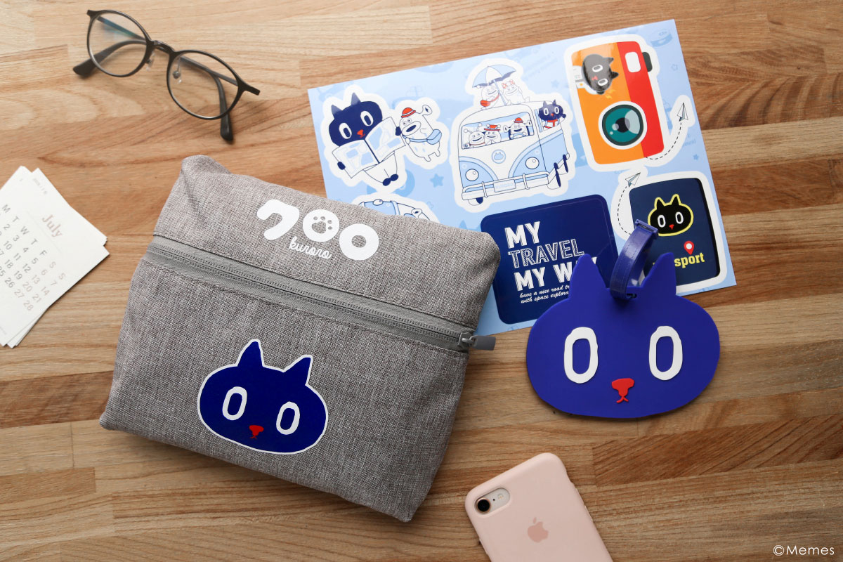 台湾セブン‐イレブン限定グッズ！クロロの旅行用品3点セット絶賛予約